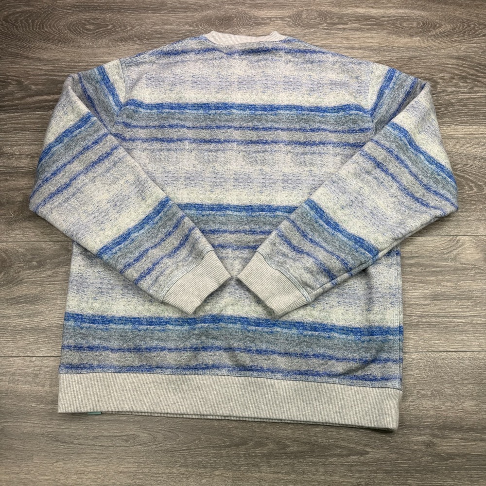 Scotch & Soda Sweatshirt Mens Large Melange Stripe Space Dyed Crewneck Pullover - Picture 9 of 13